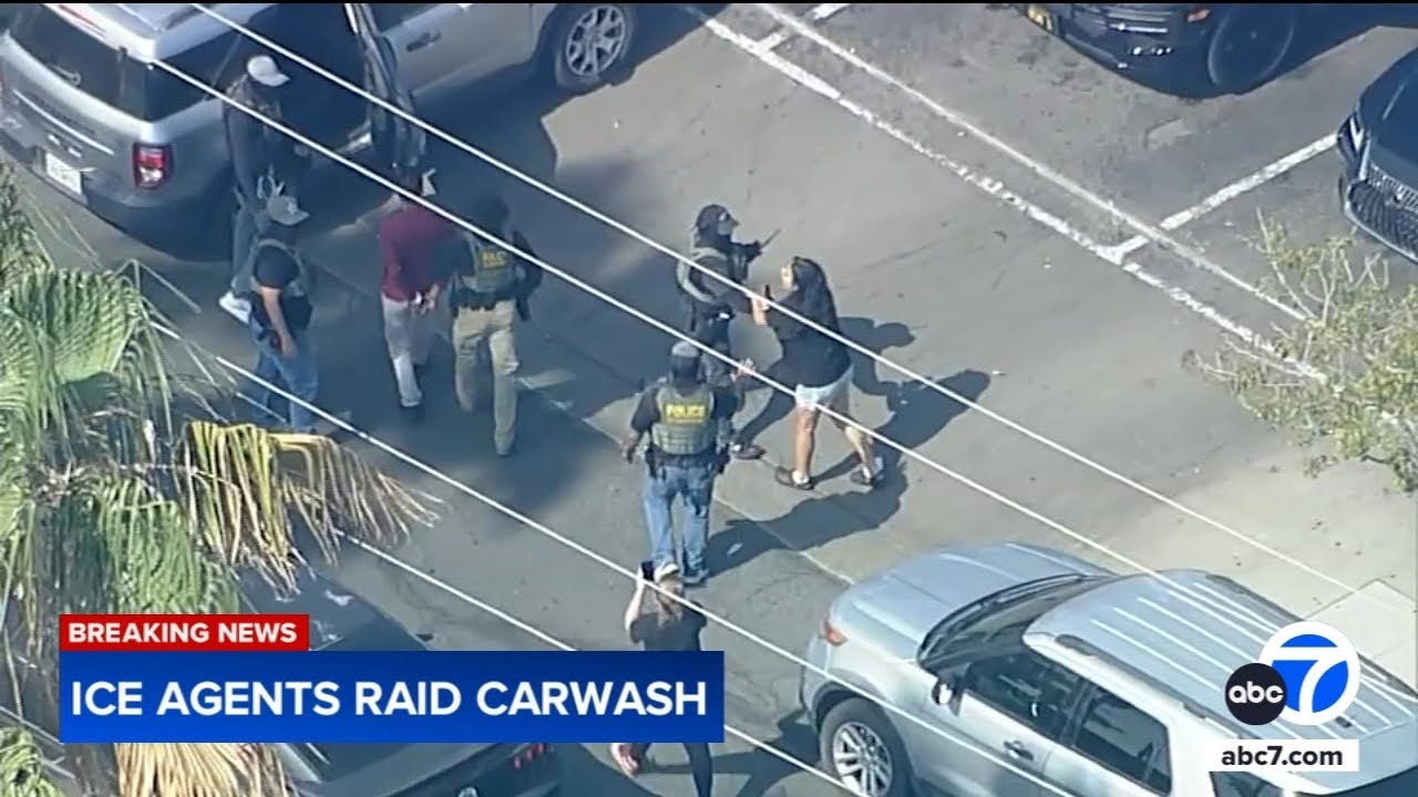 2 car wash employees detained in another LA ICE raid, witnesses say