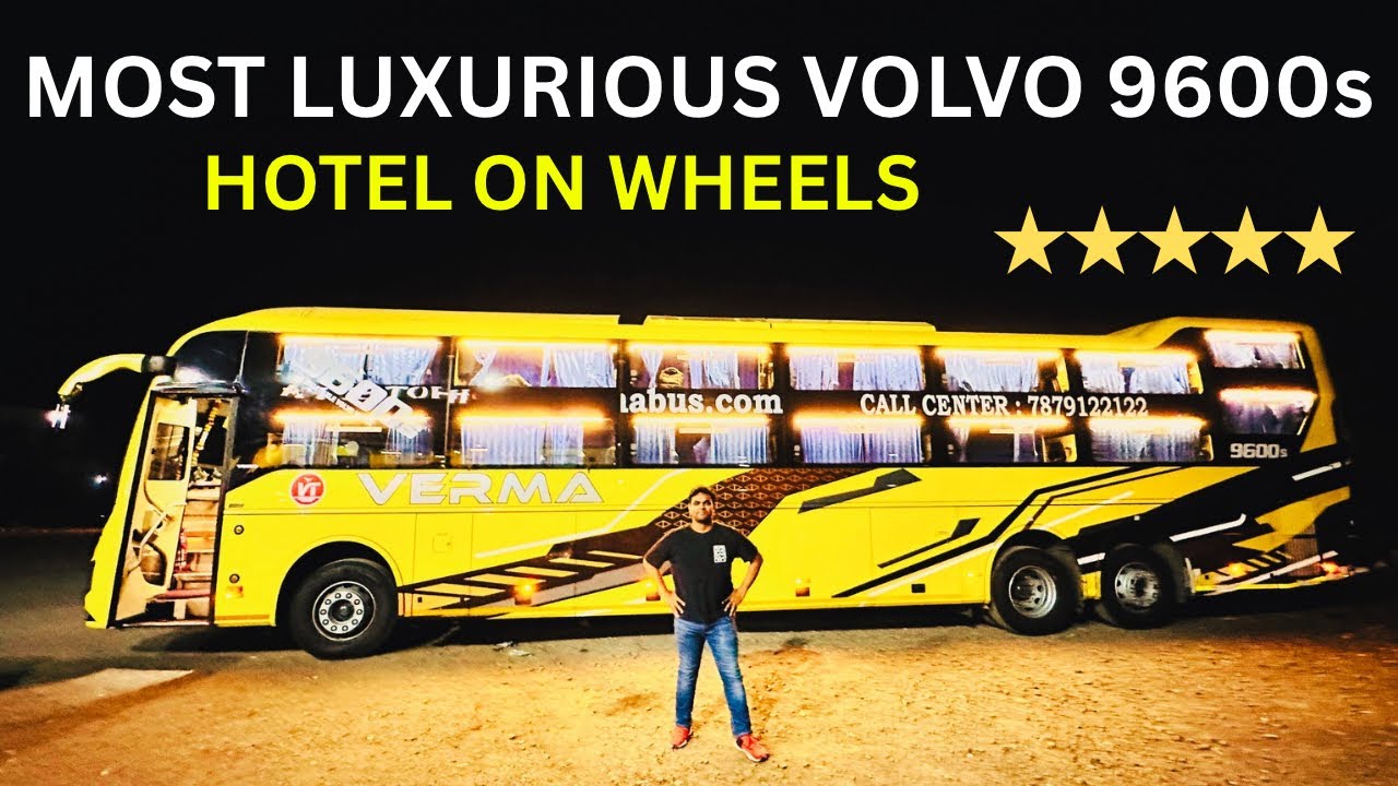 2 CRORE Ki Super Premium Luxury VOLVO 9600s Multi Axle AC Sleeper Bus Journey 😲