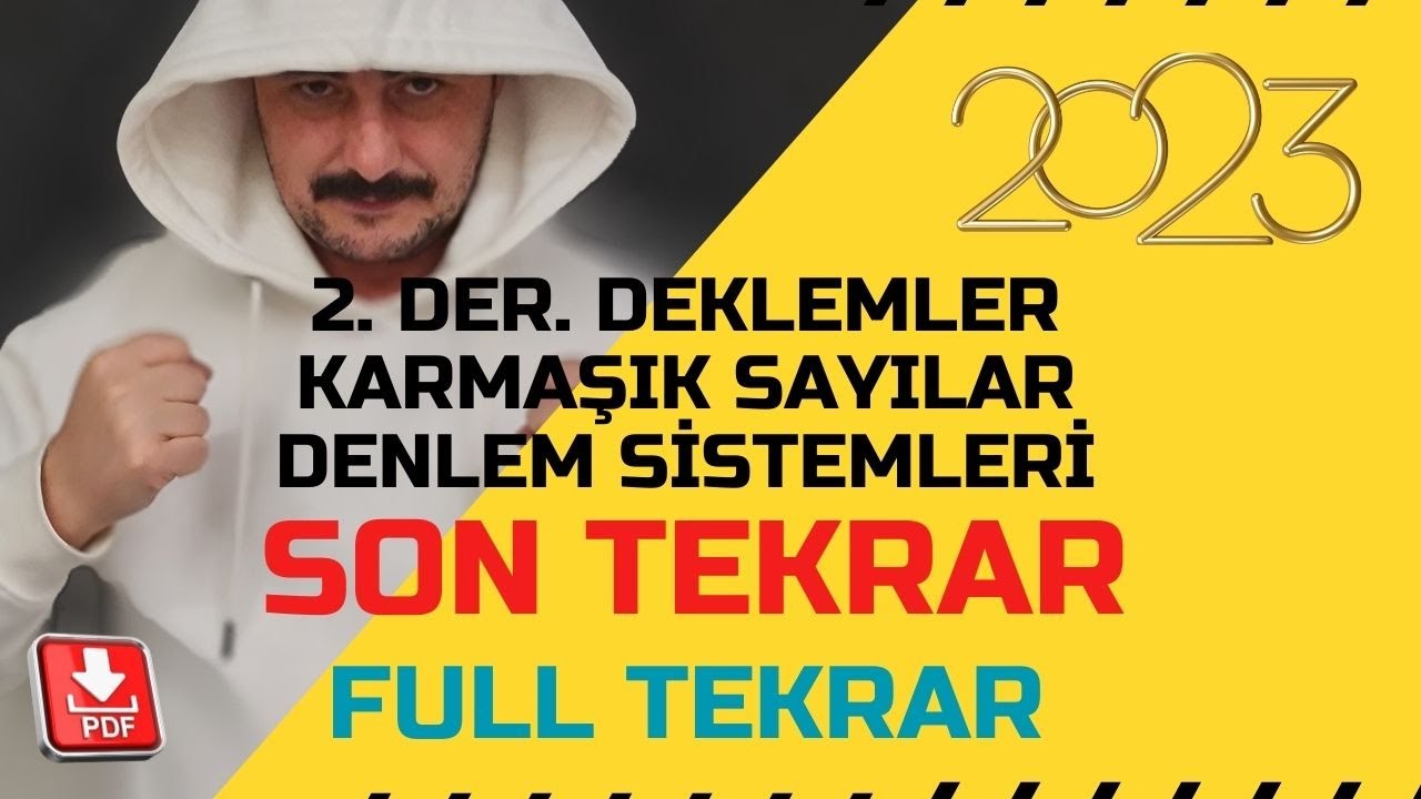 2. Dereceden Denklemler Full Tekrar | ikinci Dereceden Denklemler Son Tekrar 1| AYT Matematik Tekrar