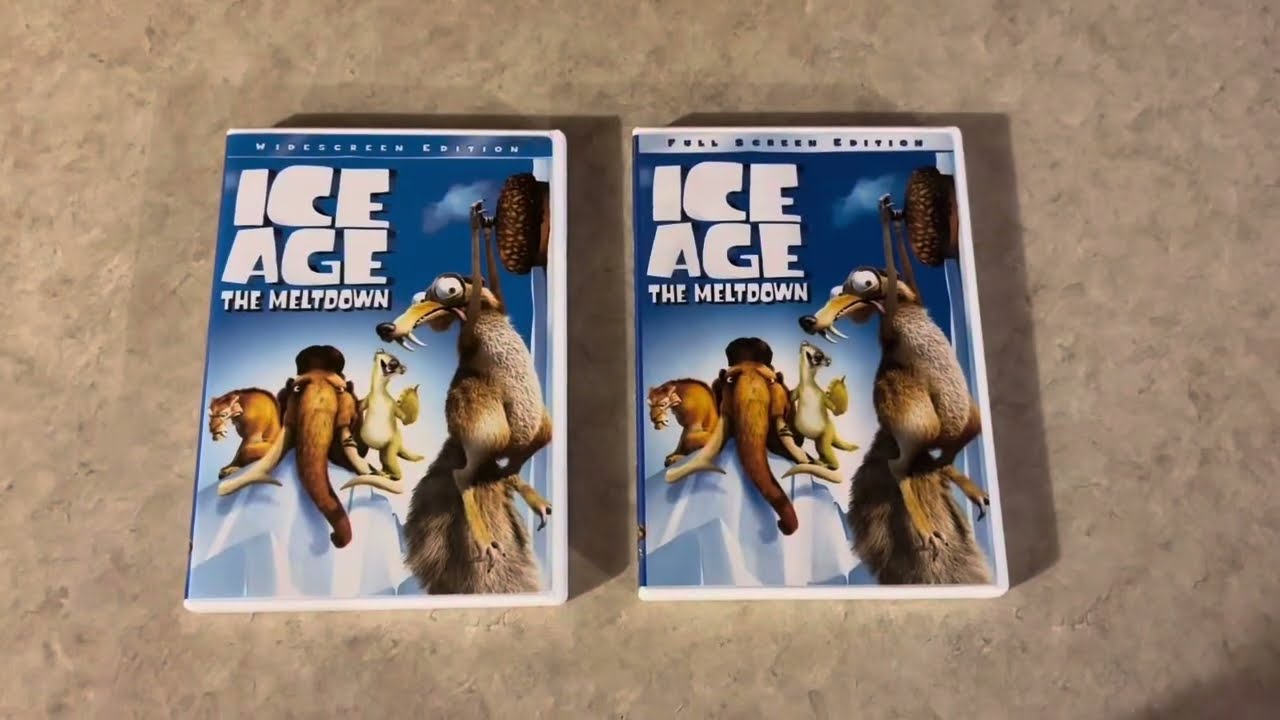 2 Different Versions Of Ice Age The Meltdown DVDs 📀 2006 USA 🇺🇸