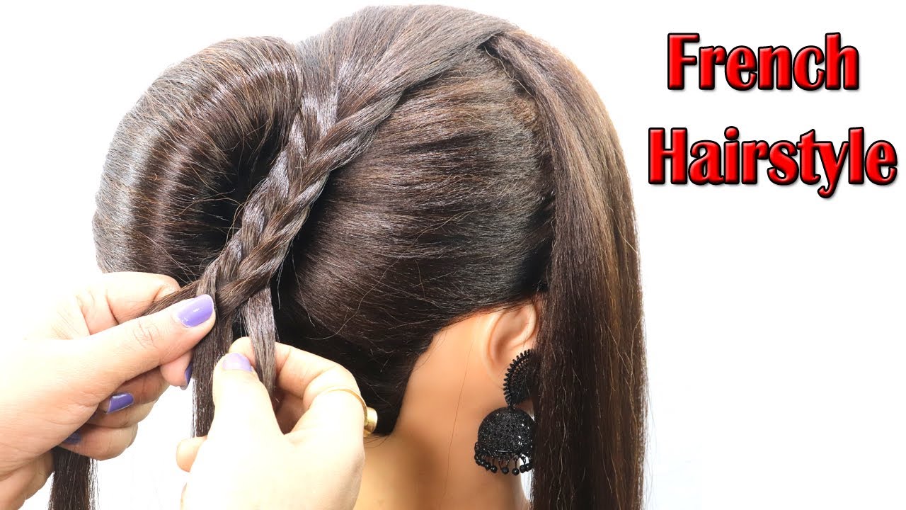2 Easy & Stylish French Hairstyle For Winter Season! @INDIANGIRLNEHA