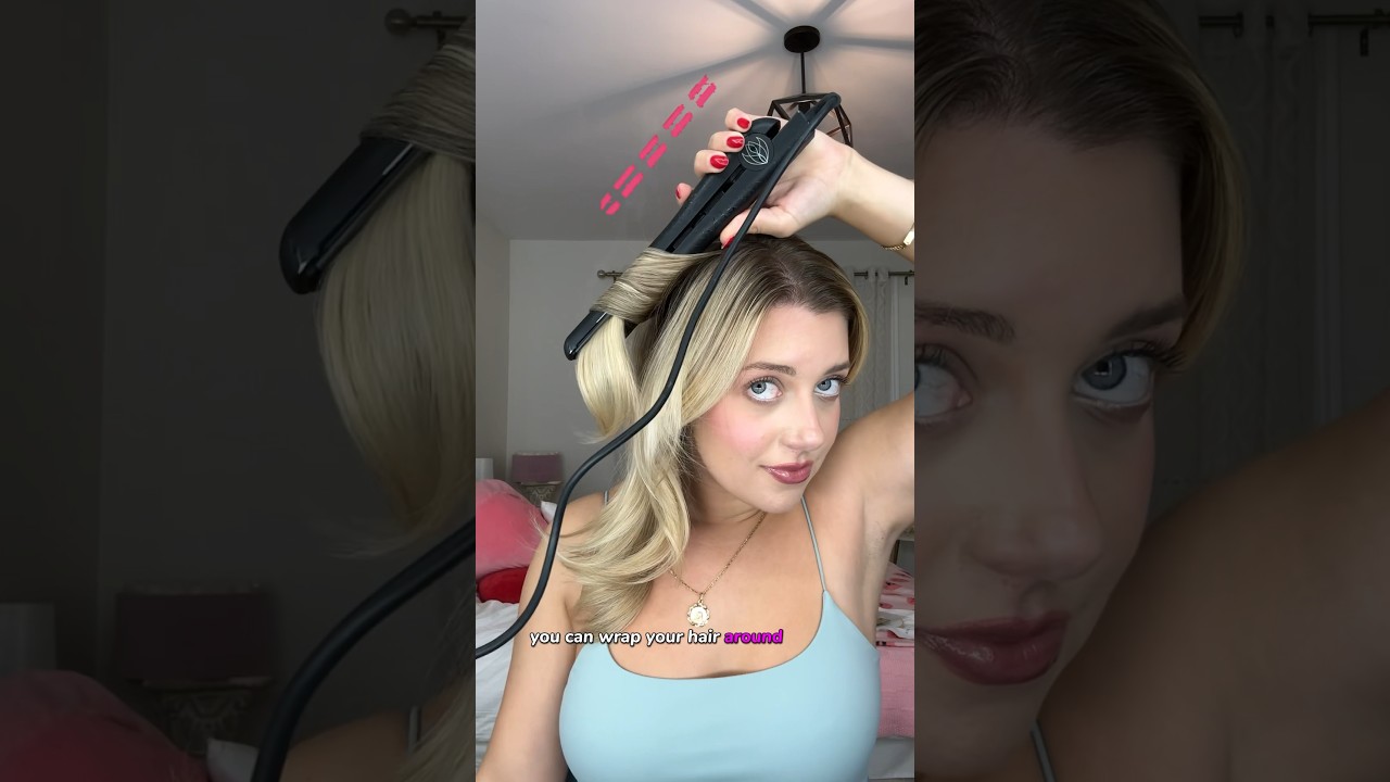 2 EASY Ways To Curl Your Hair With a Straightener