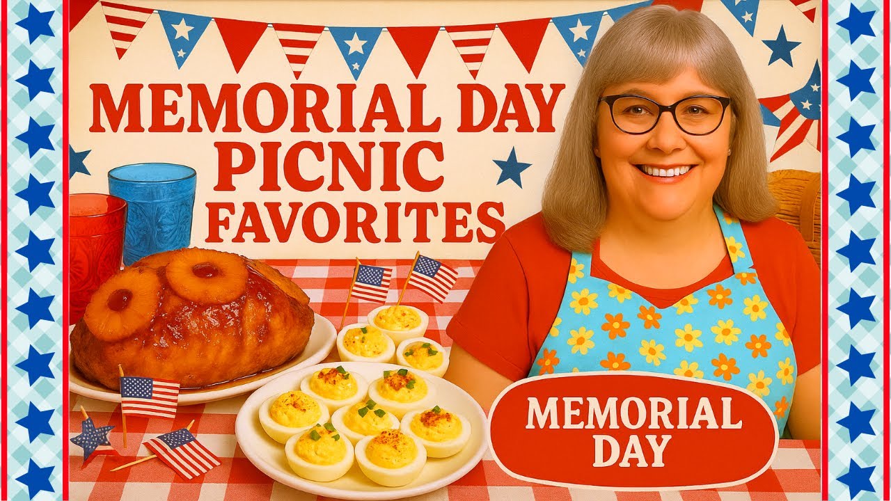 2 Patriotic Picnic Favorites! Deviled Eggs & Pineapple Glazed Ham!  Noreen’s Kitchen
