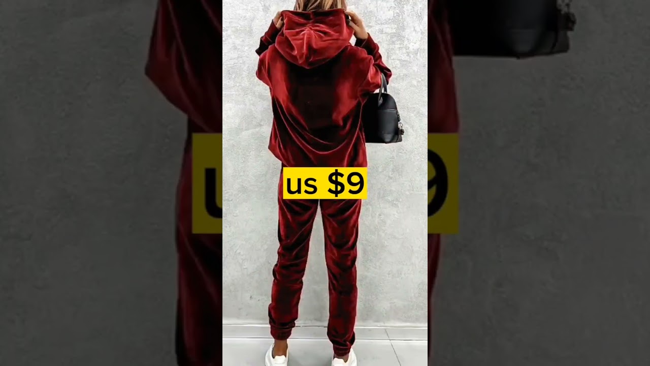 2 pcs. Warm Velvet Pant Suits |  Women's Clothing |  Women Tracksuit