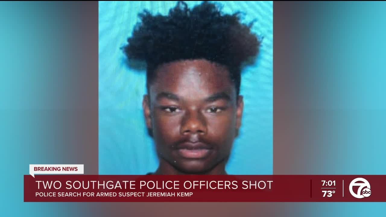 2 police officers shot at Southgate apartment complex; search on for suspect
