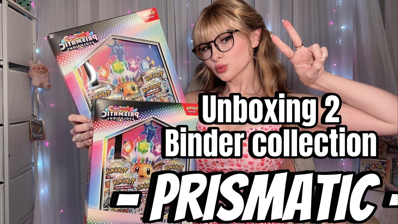 2 Prismatic Binder unboxing !(10 packs)!!  ASMR / pokemon/ soft spoken/ JUST RELEASED