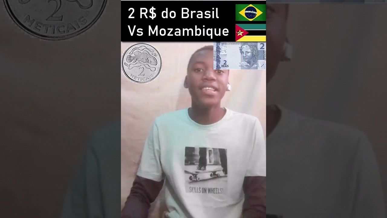 2 R$ do Brasil 🇧🇷 Vs 🇲🇿 #moçambique #patriaminha #brasil #dinheiro #moedas