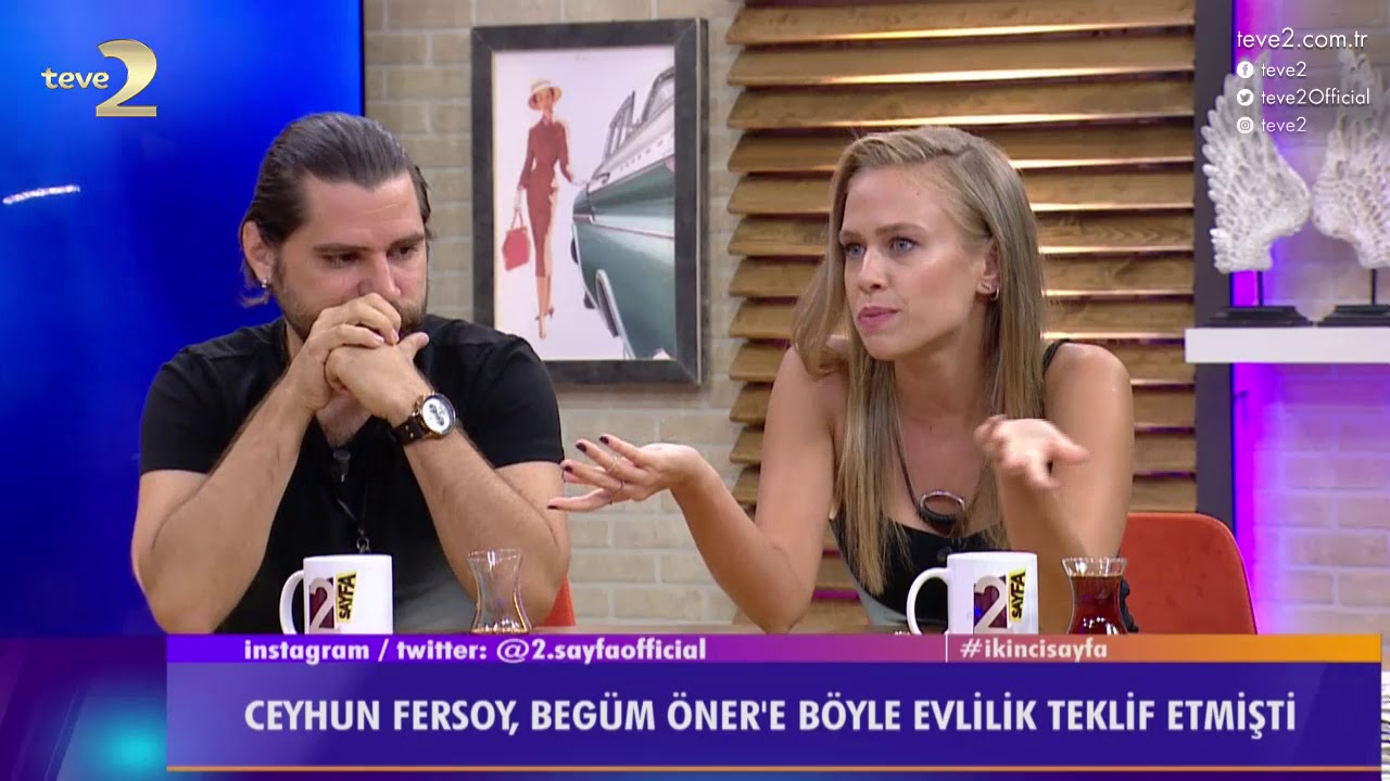 2. Sayfa: Ceyhun Fersoy, Begüm Öner'e böyle evlilik teklif etti!