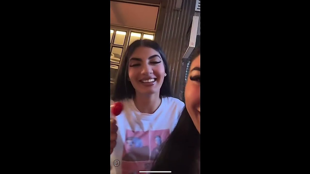 2 Spanish Girls Naturally Hock and Spit 2x durning TikTok Live