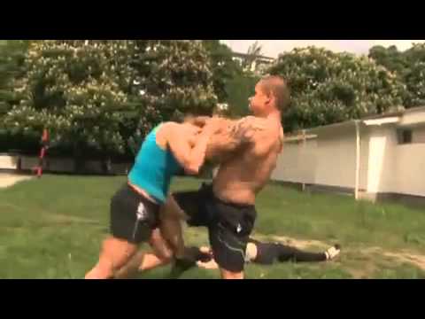 2 women With boy mixed wrestling