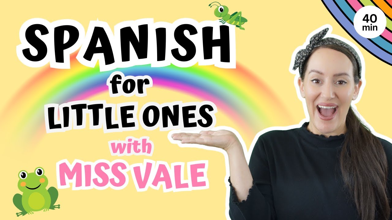 2 Year Old Milestones - Toddler Learning Video - Spanish with Miss Vale
