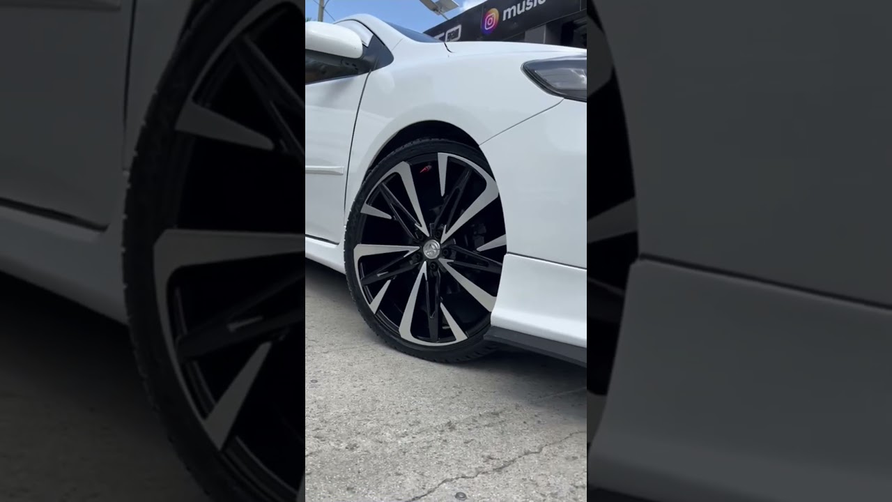 20” Aros / Wheels On Toyota Corolla #wheels #aros #corolla