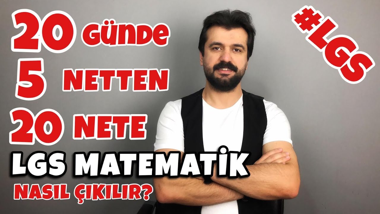20 Günde 5 Netten 20 Nete LGS Matematik Nasıl Artar? #2021lgs