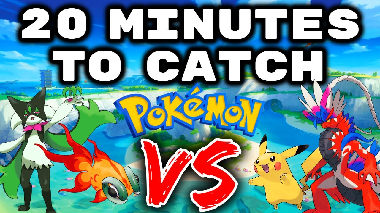 20 Minutes To Catch Randomized Pokemon... Then We FIGHT! Pokemon Scarlet and Violet