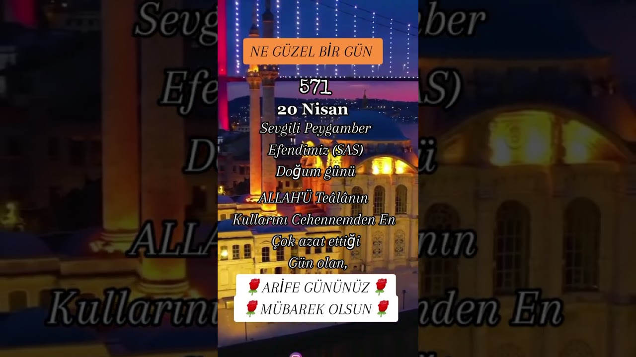 20 Nisan Peygamber efendimiz doğum günü #islam #hzmuhammed #keşfet #keşfetteyiz