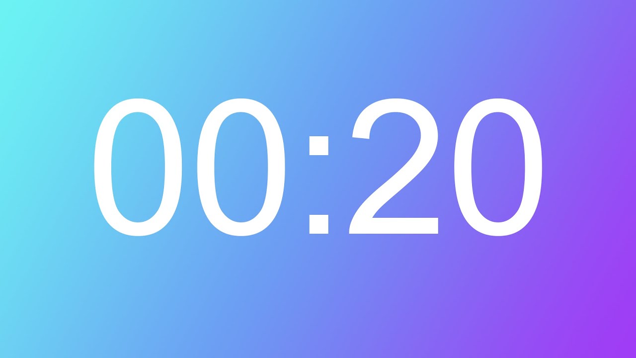 20 Second Timer With Alarm - Alarmlı 20 Saniye Zamanlayıcı