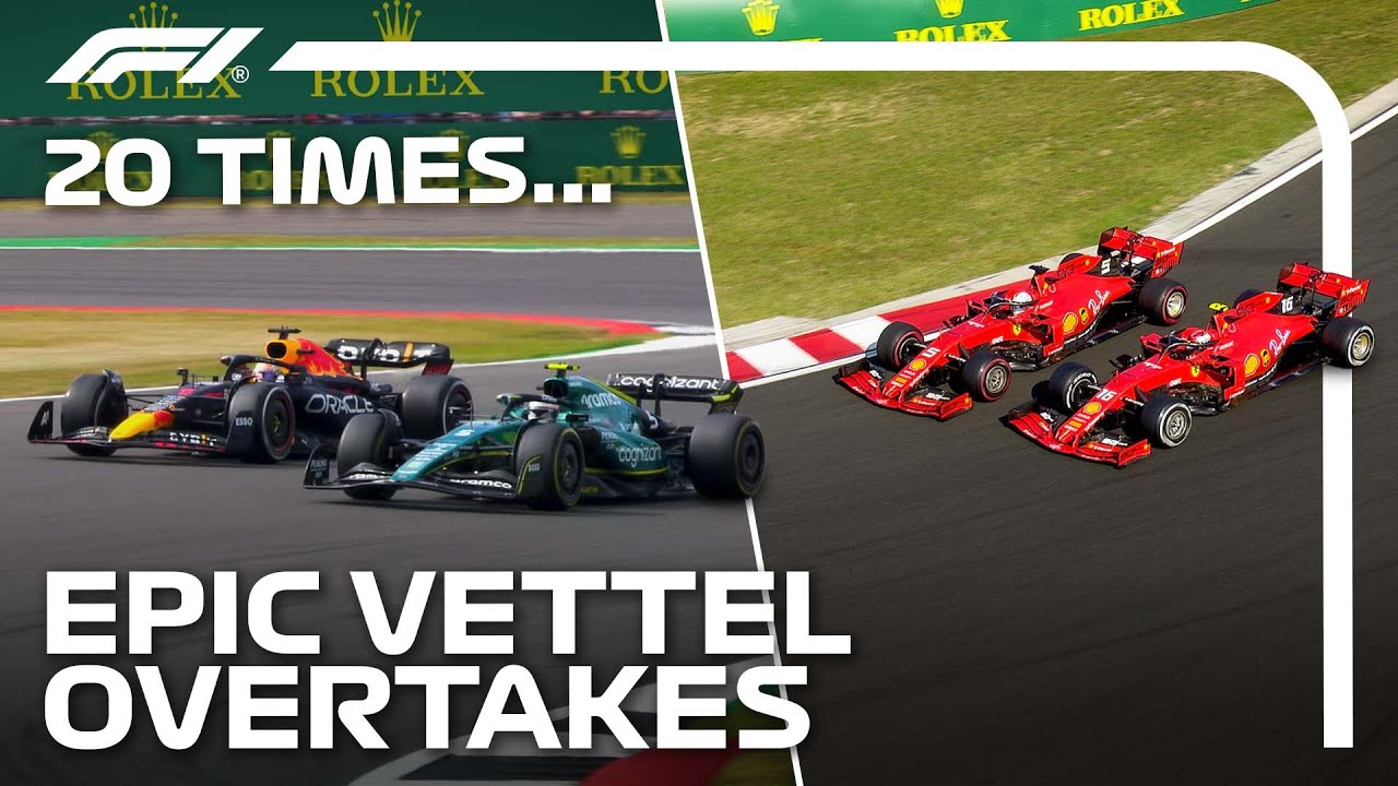 20 Times Sebastian Vettel Pulled Off An UNBELIEVABLE Overtake!