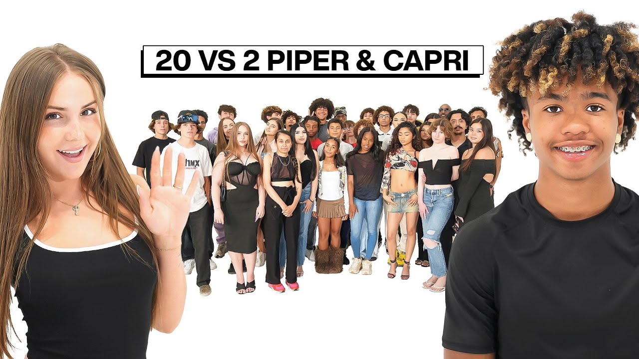 20 WOMEN VS 2 COMEDIANS: PIPER ROCKELLE & CAPRI
