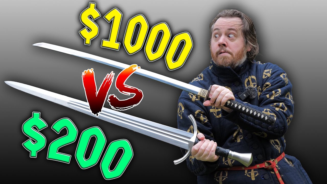 $200 Cheap LONGSWORD vs KATANA worth $1000