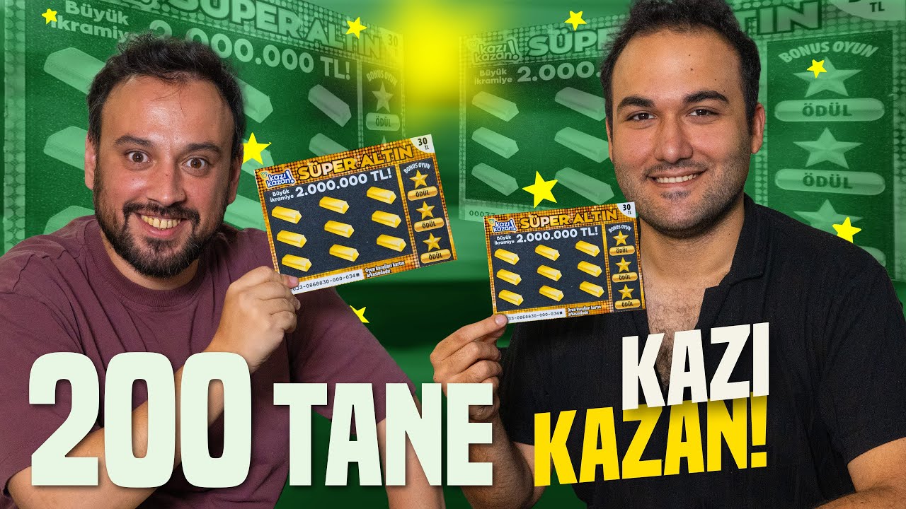 200 TANE KAZI KAZAN KAZIDIK! @EnisKirazogluvideolar