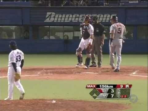 2004 五十嵐亮太 6    VS 清原和博  １５５kmで超特大ホームランを喫する