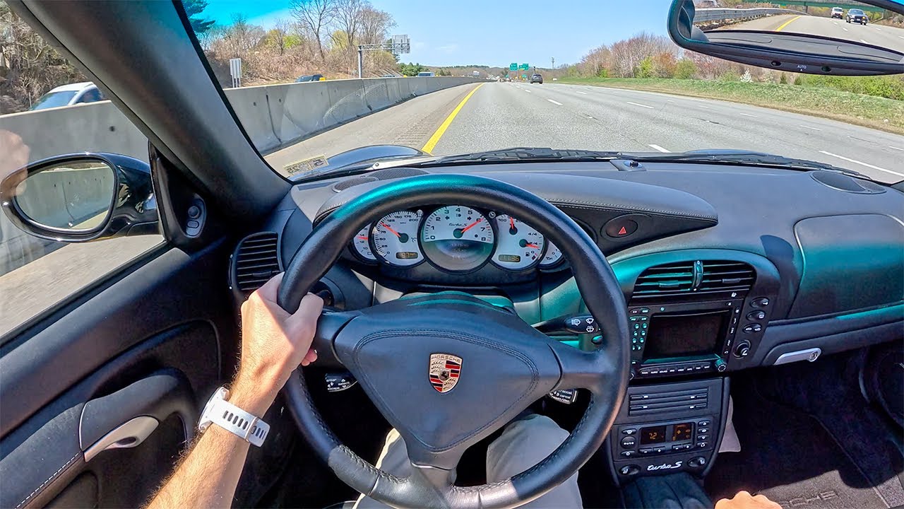 2005 Porsche 911 Turbo S Manual - Minty Fresh 996 Still Fast Today (POV Binaural Audio)