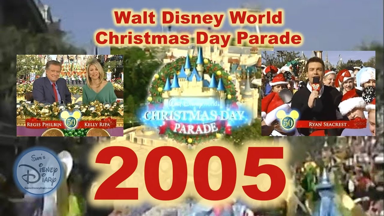 2005 Walt Disney World Christmas Day Parade | Regis Philbin | Kelly Ripa | Ryan Seacrest | Bob Iger