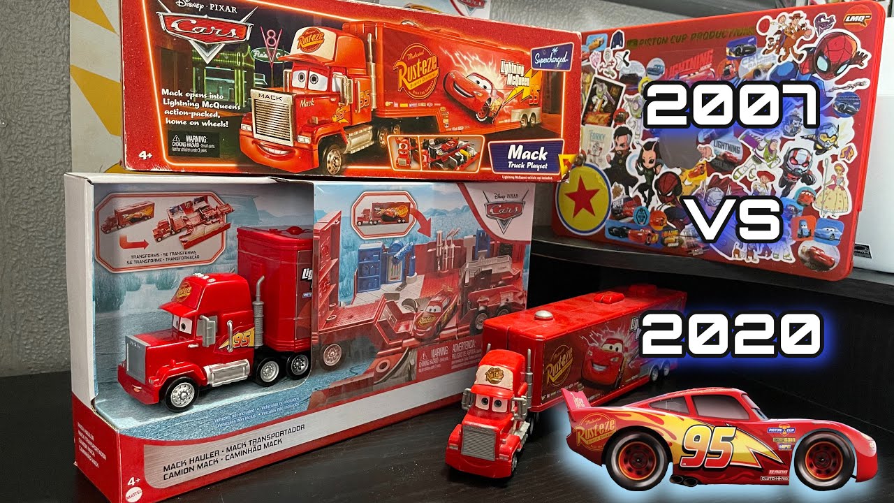 2007 Mack Truck Playset VS 2020 Mack Hauler | Cars 15th Anniversary Special