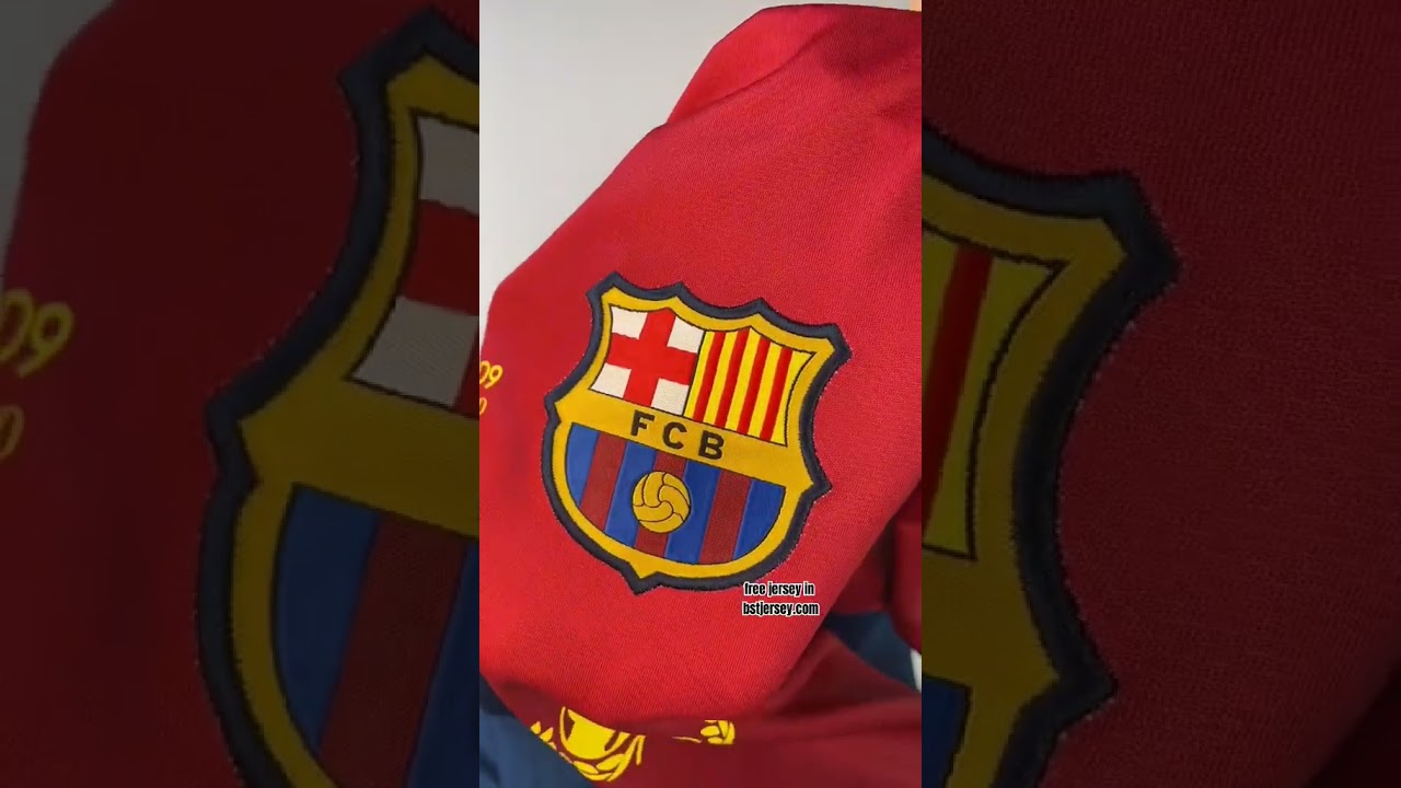 2008/09 Barcelona home jersey Messi football shirts #bstjersey #soccerjersey