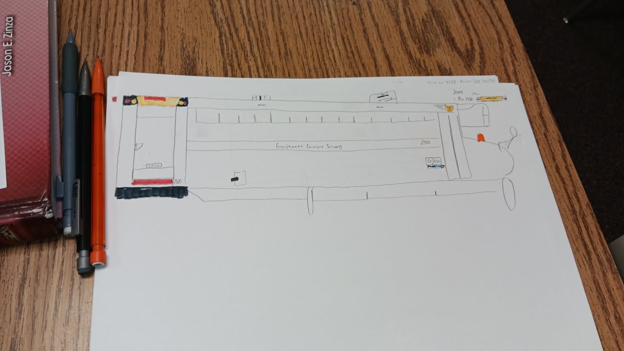 2009 ic ce300 New Bus 2920 Drawing Walk-around