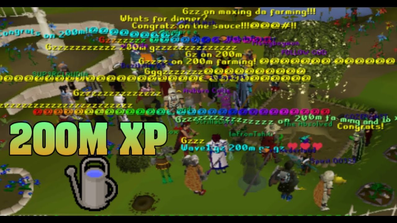 200M Farming XP Took Me 3 Years To Achieve
