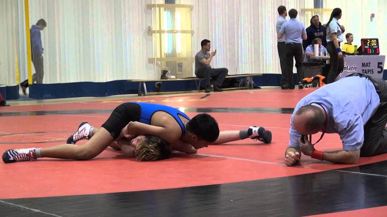 2014 Ont Cadet Prov FS 50kg Karter Czajkowski (Gladiators) vs Gurpartap Lally (Akara)