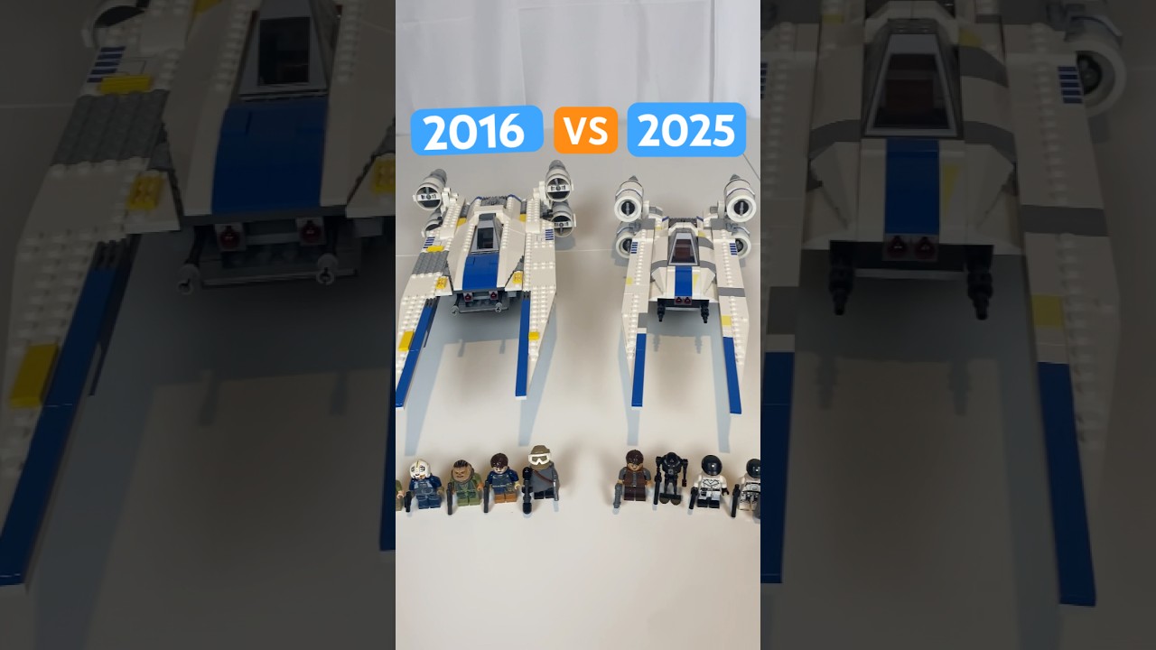 2016 vs 2025 LEGO Rebel U-Wing! Which Version is Better? 🤔 #lego #legostarwars #legoreview