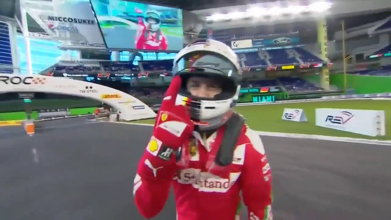 2017 ROC Miami Nations Cup | Sebastian Vettel - The Finger is Back!