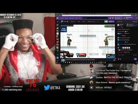 (2018-12-24) [RoseKami] - Super Smash Bros Ultimate; ETIKA RAIDS ZERO ON STREAM, PUT ON NAUGHTY LIST