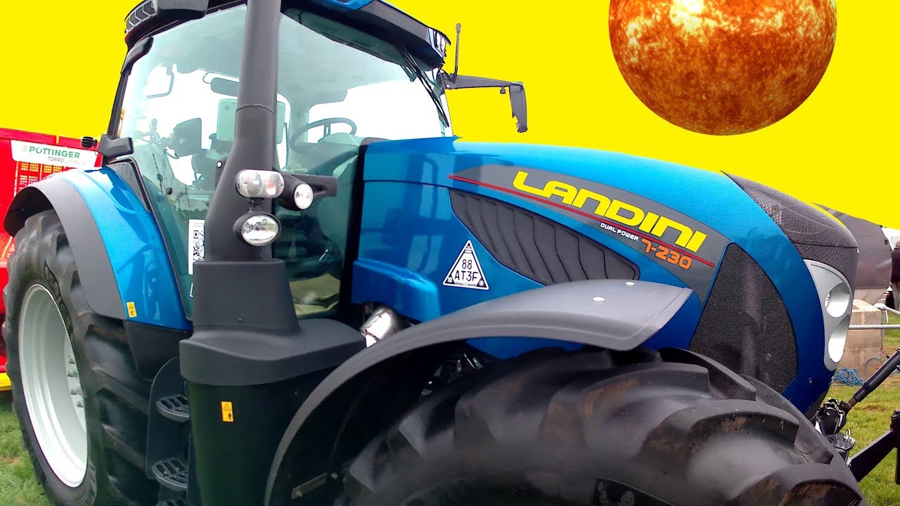 2019 Landini 7-230 Dual-Power Robo-Six 6.7 Litre 6-Cyl Diesel Tractor (145/166HP) with Silage Wagon