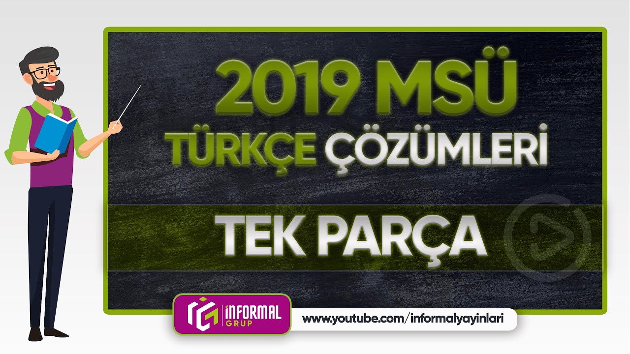 2019 MSÜ TÜRKÇE Soruları ve Çözümleri | TEK PARÇA