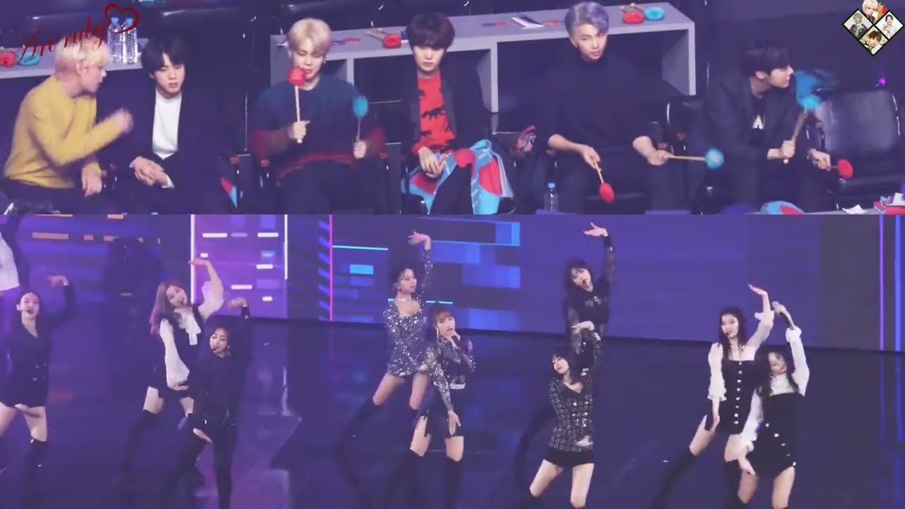20190106 BTS' Reaction to Twice 