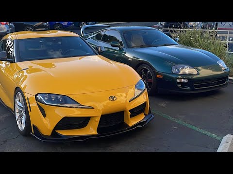 2021 GR Supra Cold Start - AA downpipe/ OEM Exhaust