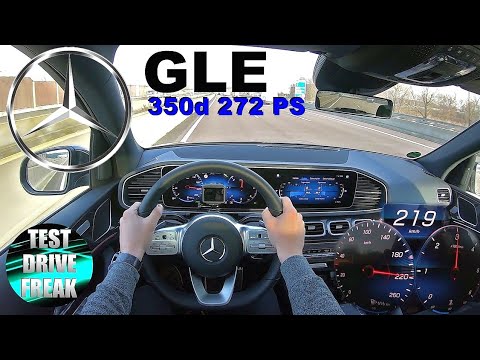 2021 Mercedes GLE 350d 4Matic SUV 272 PS TOP SPEED AUTOBAHN DRIVE POV