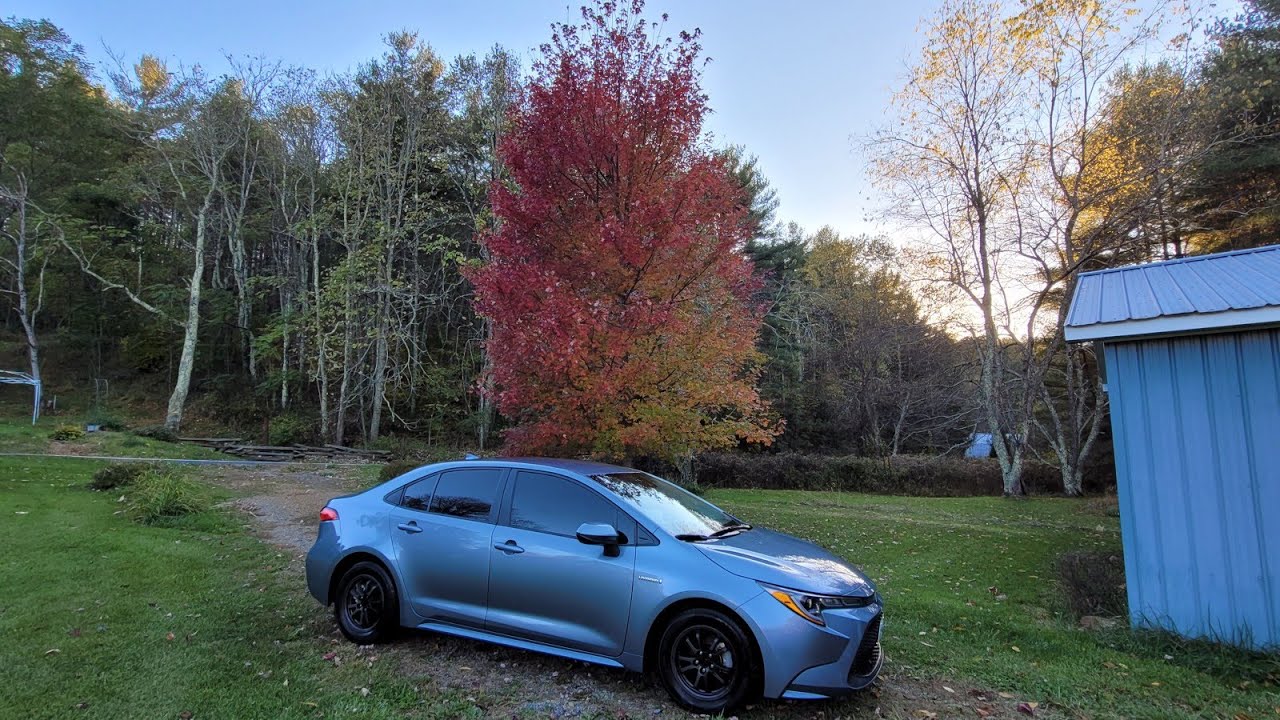 2021 Toyota Corolla Painted Stock Wheels Black