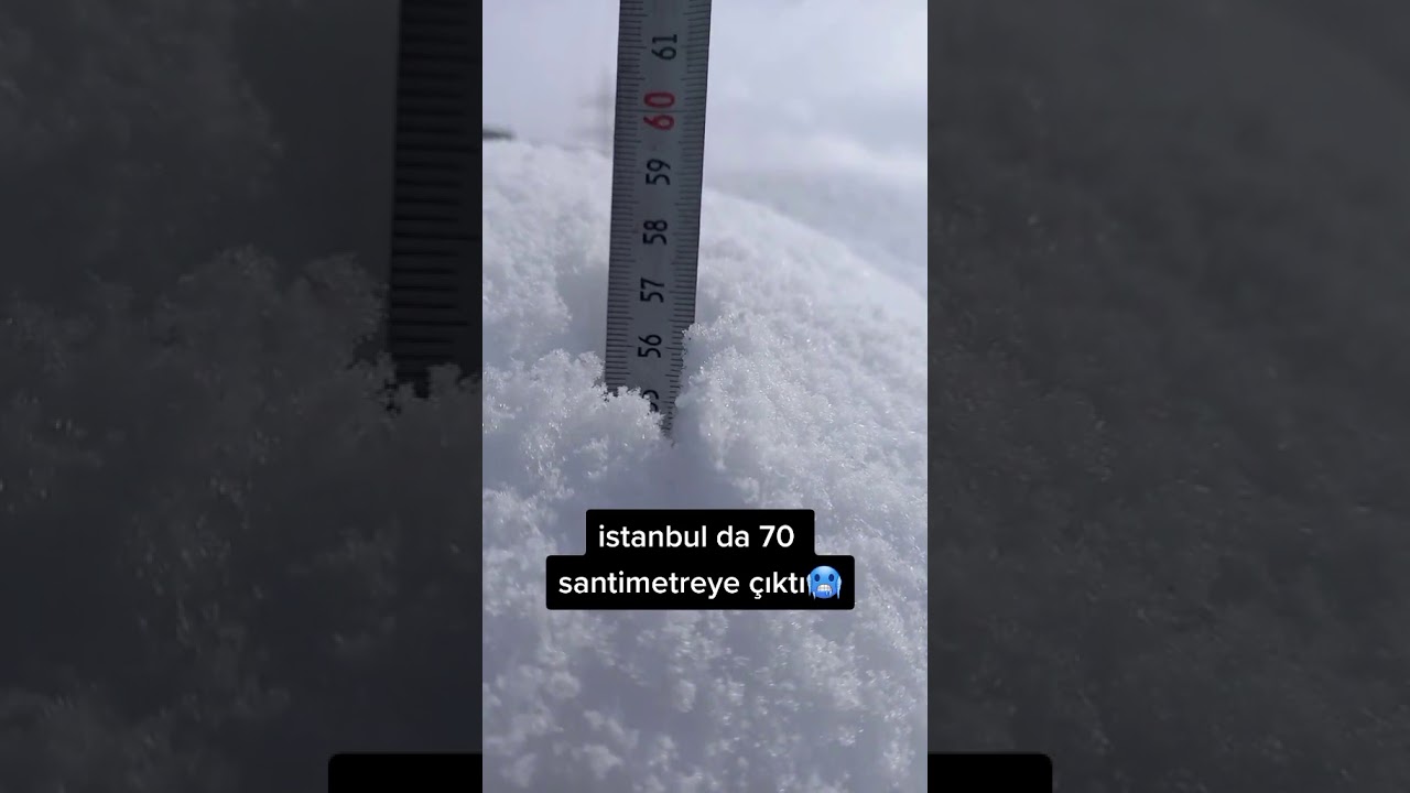 2021 Yılı İstanbulda 70 Cm Kar Yağdı #istanbul #kar #2021