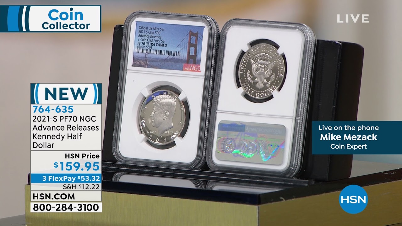 2021S PF70 NGC Advance Releases Clad Proof Set Kennedy H...
