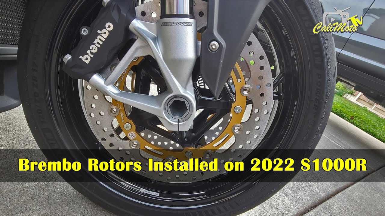 2022 BMW S1000R | Installing Brembo Front Rotors