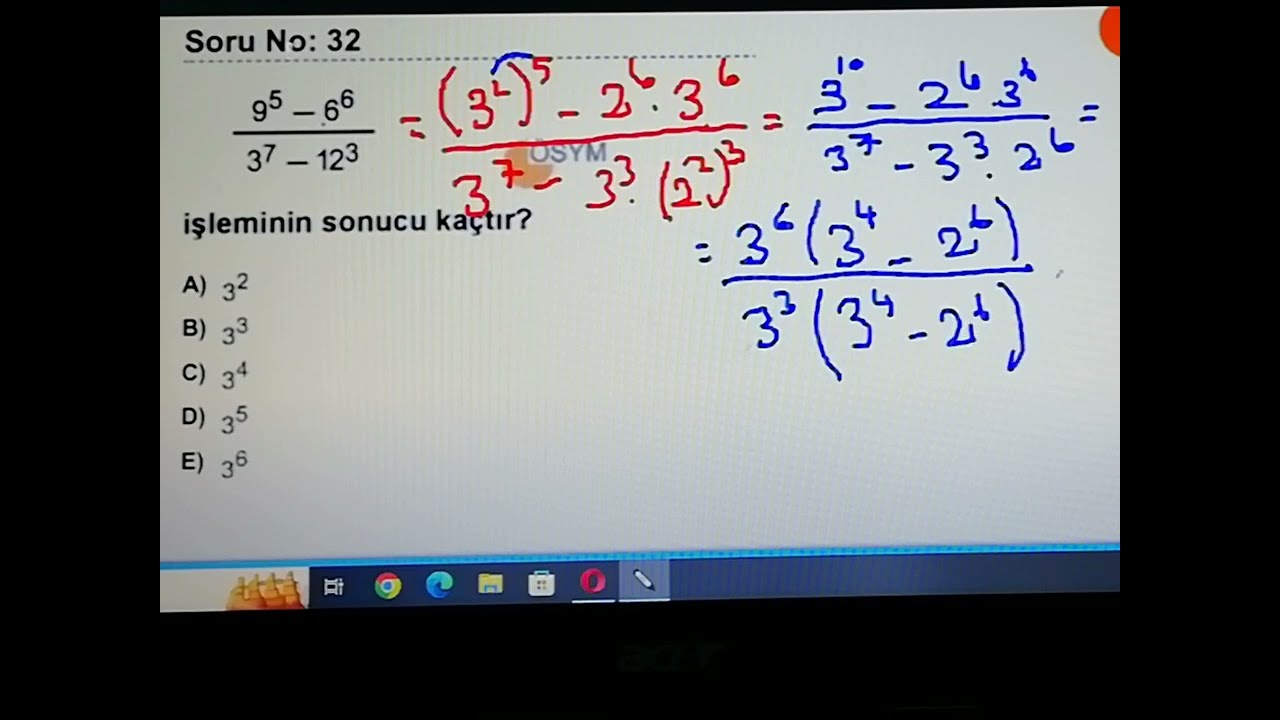 2022 KPSS LİSANS MATEMATİK 2. SORU