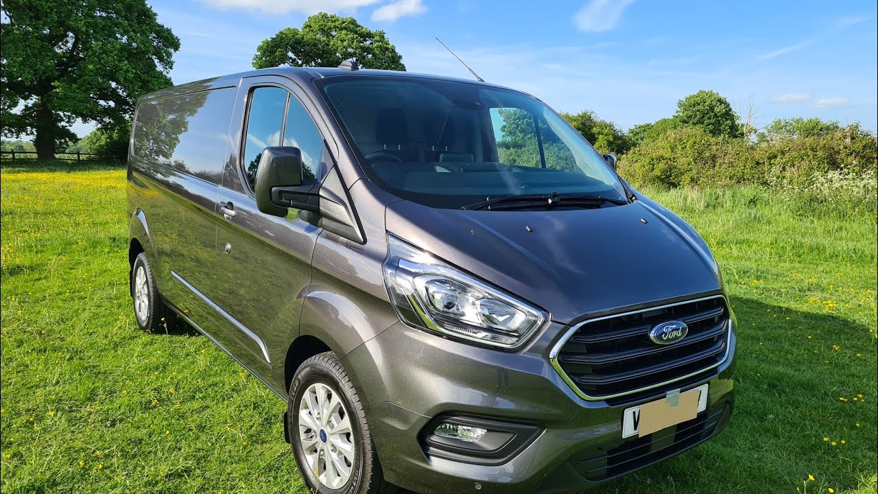 2022 New Ford Transit Custom Limited Van 2.0 litre. First look #video #Ford