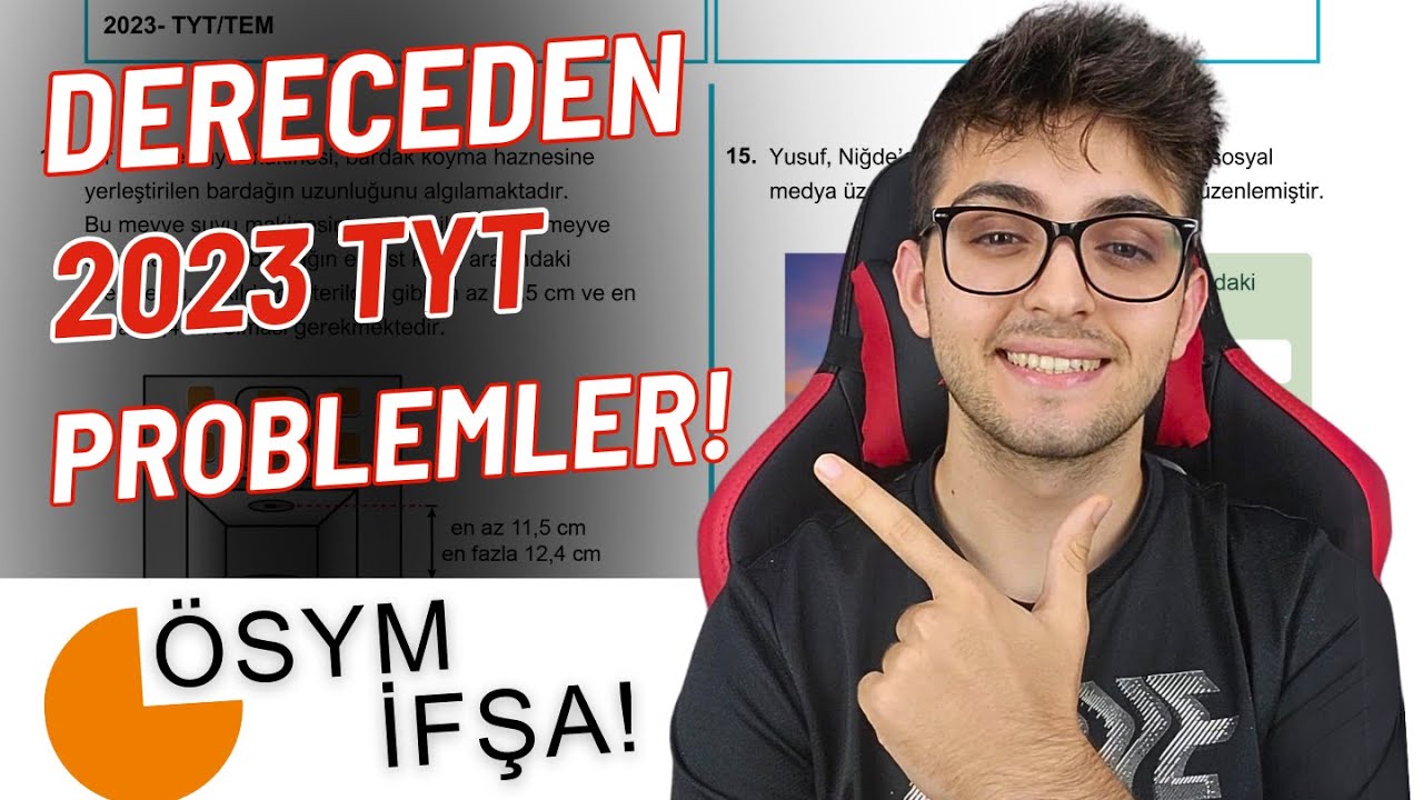 2023 TYT Problemler Çıkmış Soru Çözümü! | DERECEDEN ÖSYM İFŞA! -2 | #yks #tyt