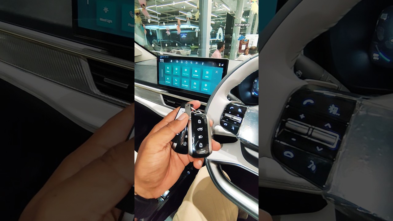 2024 All New Tata Curvv EV Dashboard and Key Design 😍🔥