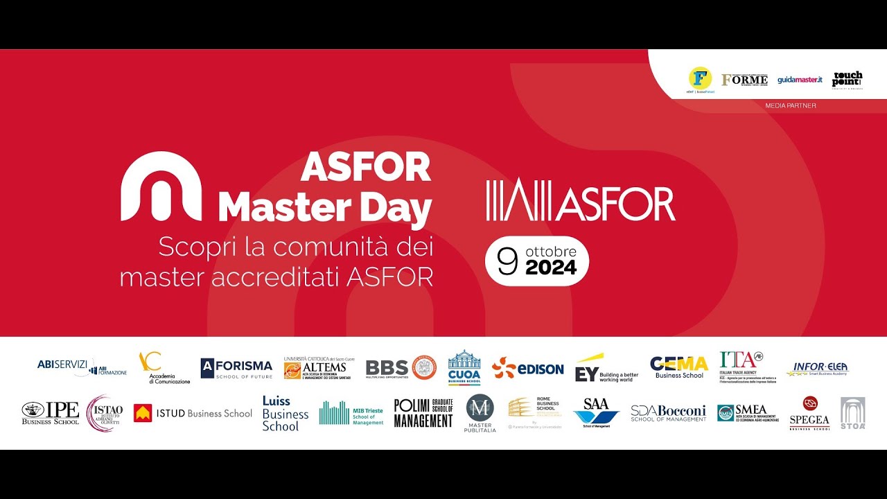 2024 ASFOR MASTER DAY - 9 Ottobre 2024
