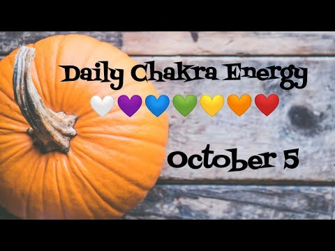 2024 Daily Chakra Energy - October 5